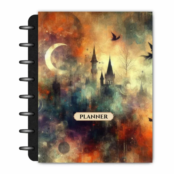 Capa Planner Modular Misterios da Noite - Achala papelaria e planners