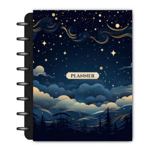 Planner Literário Modular Noite Celestial - Planners Achala Papelaria