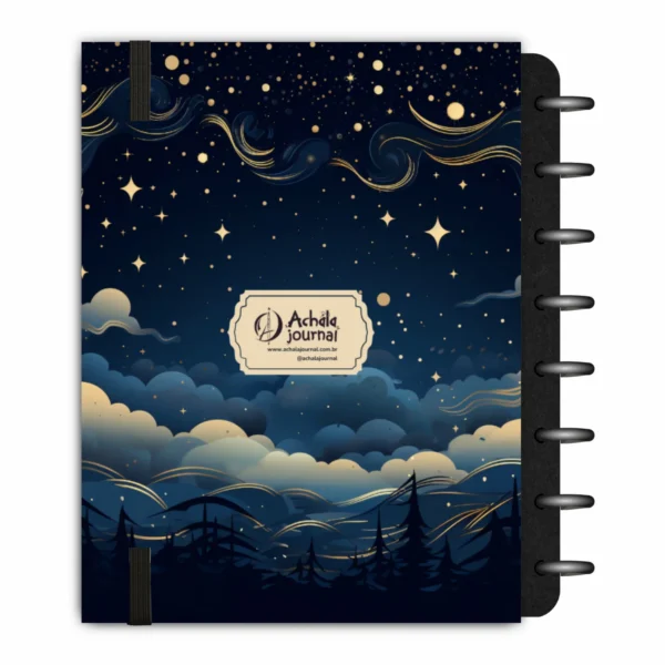 Planner Literário Modular Noite Celestial - Planners Achala Papelaria