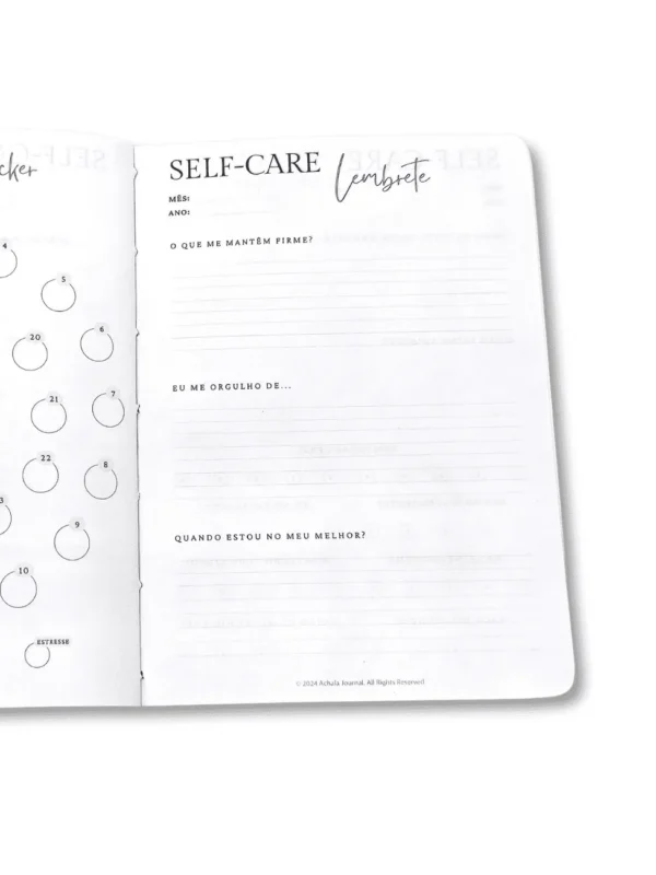 Planner Achala SelfHarmony - Insert Selfcare Challenge