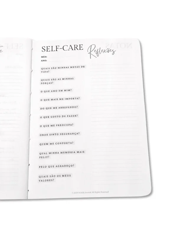 Planner Achala SelfHarmony - Insert Selfcare Trimestral