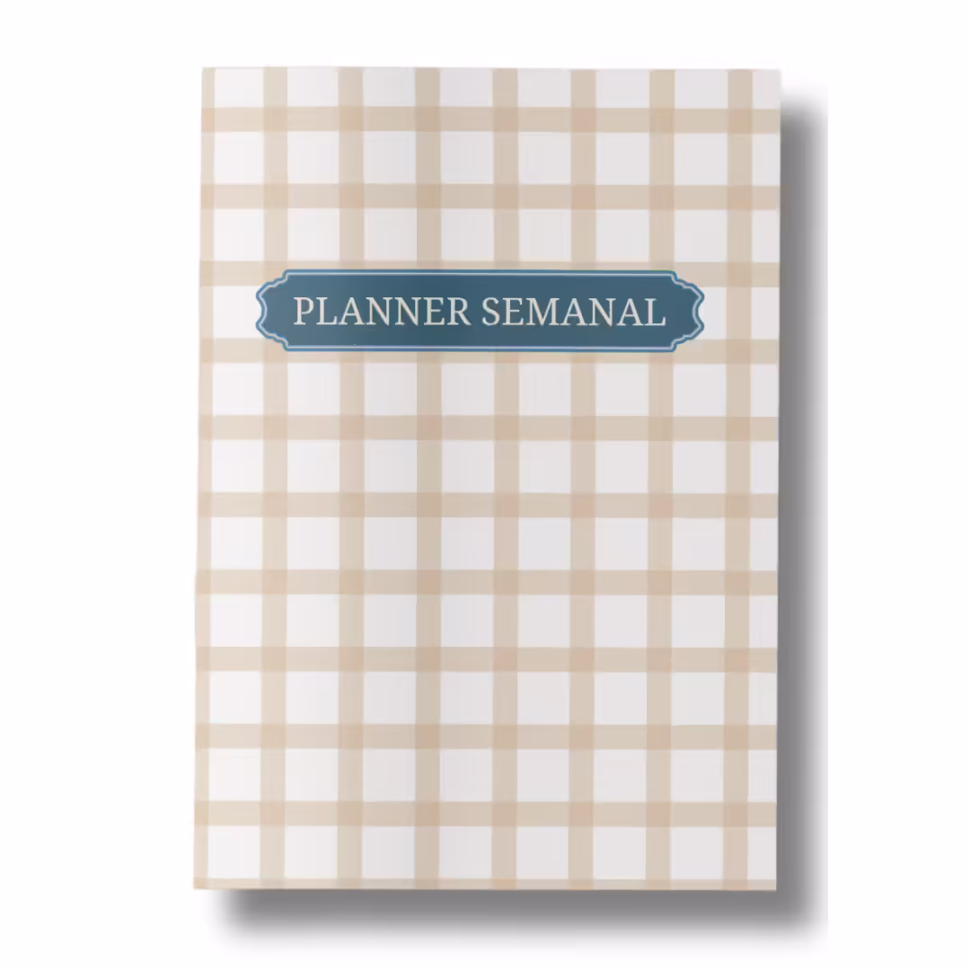 Planner Semanal Iconic Journey Caramelo - Nao Datado Permanente