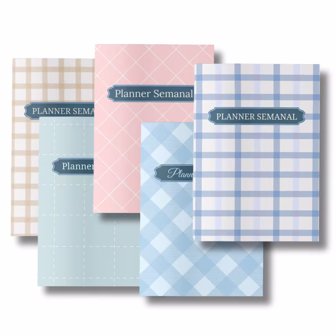 Planner Semanal Iconic Journey Azul Datado 2025