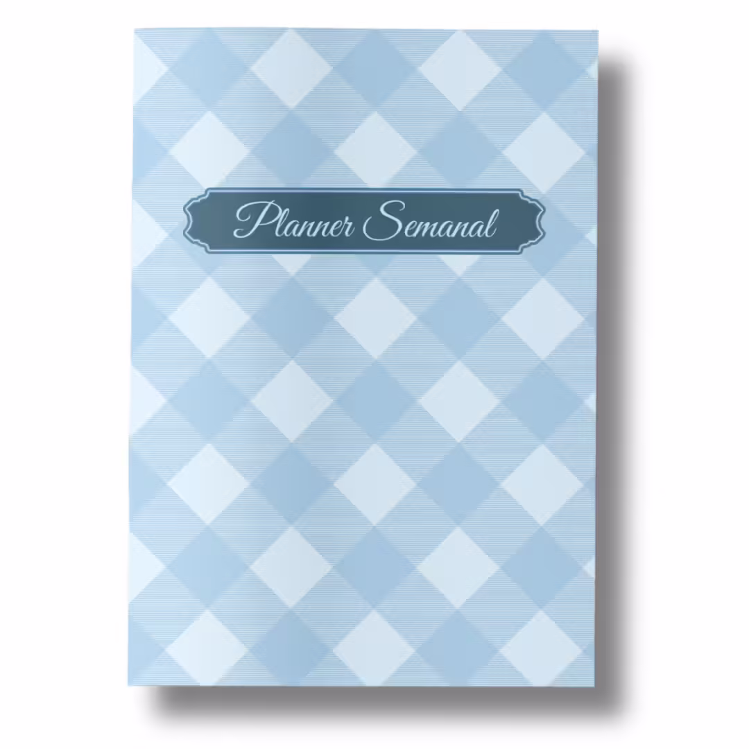 Planner Semanal Iconic Journey Azul - Nao Datado Permanente