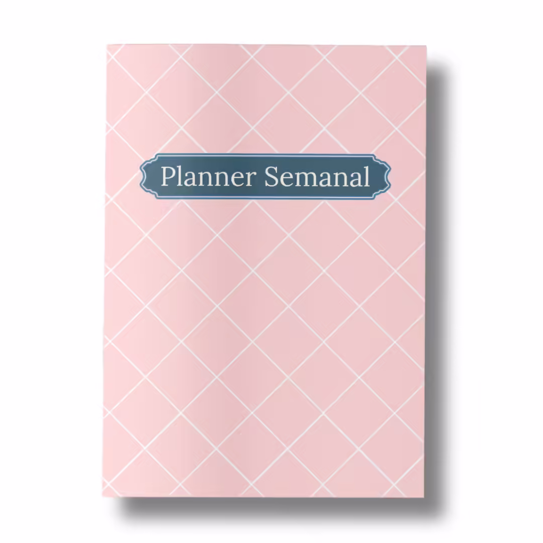 Planner Semanal Iconic Journey Rosé - Nao Datado Permanente