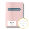 Planner Semanal Iconic Journey Rosé Datado 2025