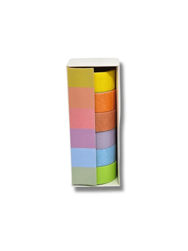 Washi Tape Harmonia Cromática - Kit 6 cores