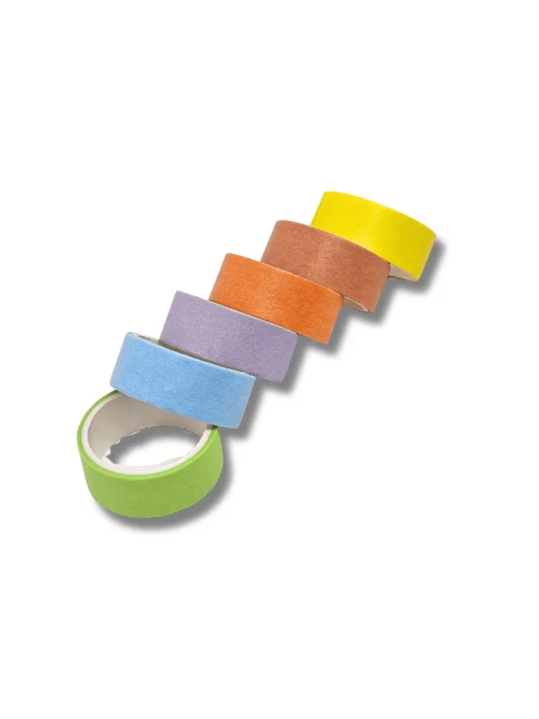 Washi Tape Harmonia Cromática - Kit 6 cores