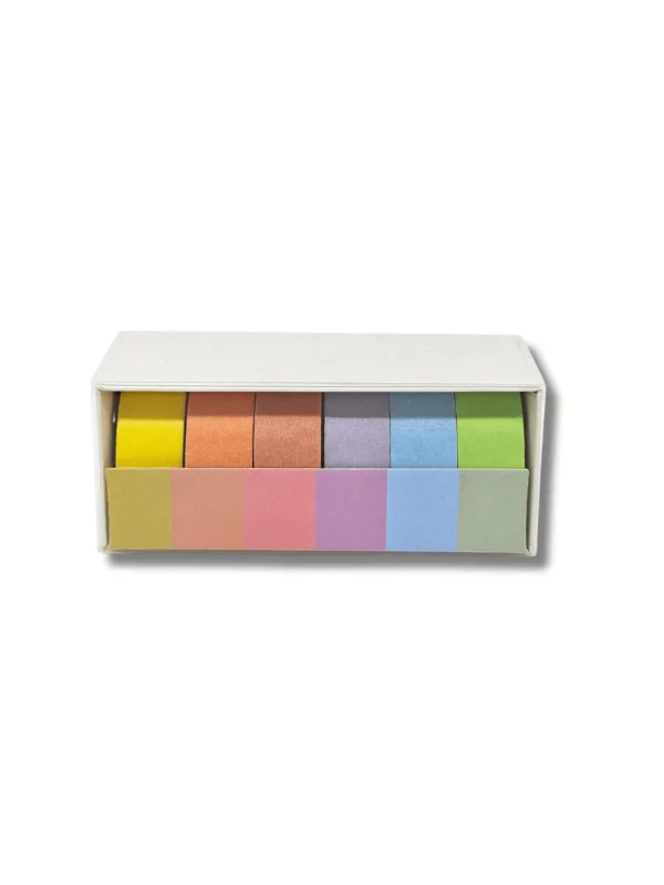 Washi Tape Harmonia Cromática - Kit 6 cores