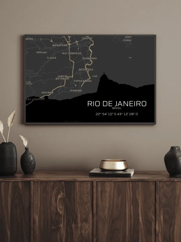 Quadro Horizontes de Rio de Janeiro - Personalizado A3 Horizontal