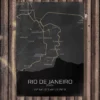 Quadro Horizontes de Rio de Janeiro - Personalizado A3 Vertical