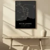 Quadro Horizontes de Rio de Janeiro - Personalizado A3 Vertical