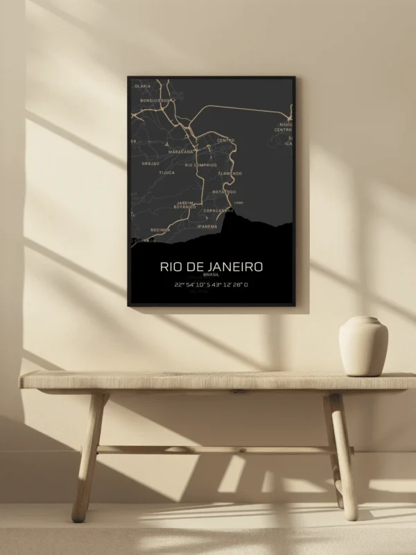 Quadro Horizontes de Rio de Janeiro - Personalizado A3 Vertical