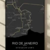 Quadro Horizontes de Rio de Janeiro - Personalizado A3 Vertical