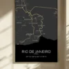 Quadro Horizontes de Rio de Janeiro - Personalizado A3 Vertical