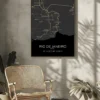 Quadro Horizontes de Rio de Janeiro - Personalizado A3 Vertical