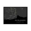 Quadro Horizontes de Rio de Janeiro - Personalizado A3 Horizontal