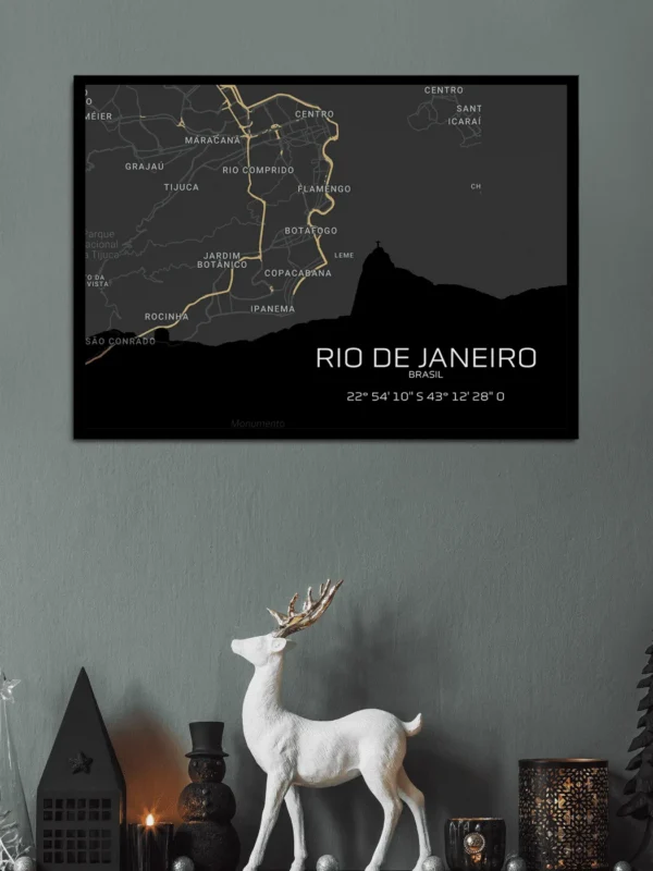 Quadro Horizontes de Rio de Janeiro - Personalizado A3 Horizontal