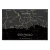 Quadro Horizontes de São Paulo - Personalizado A3 Horizontal