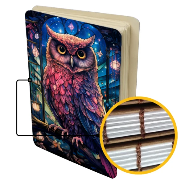 Combo Sketchbook Copta Encanto Noturno 90g + Kit Staedtler