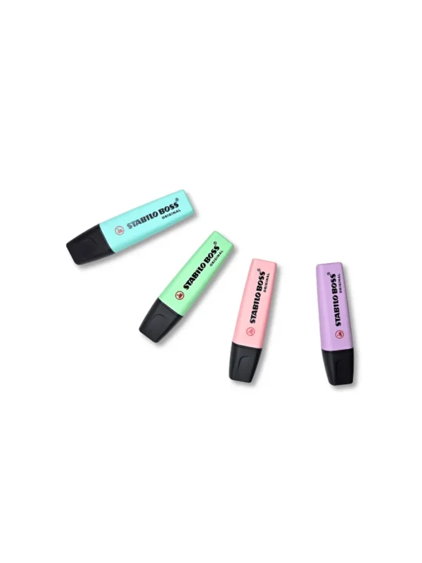 Stabilo Boss Pastel 4 Cores