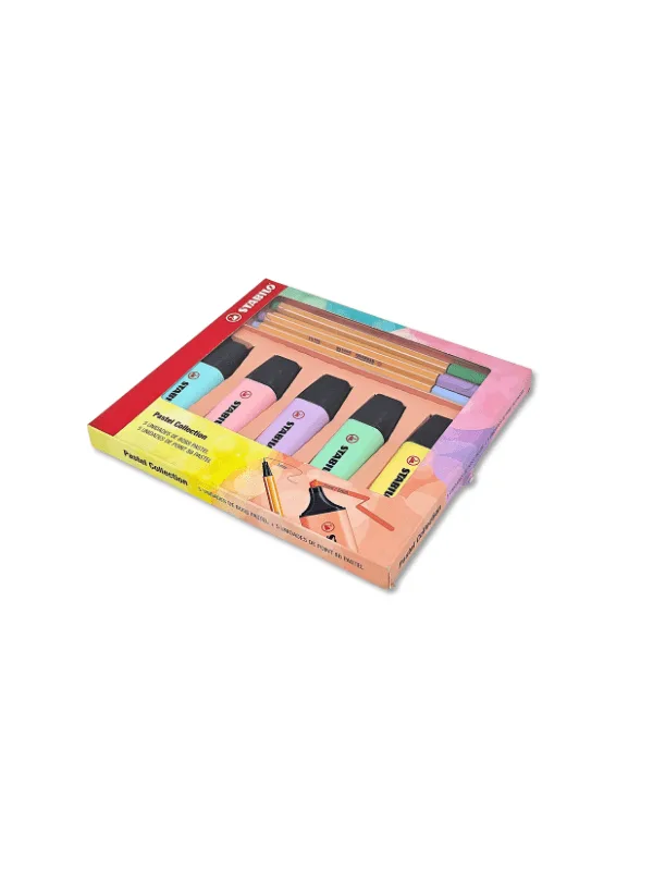 Stabilo KIT PASTEL COLLECTION - Marca Texto + Fineliners