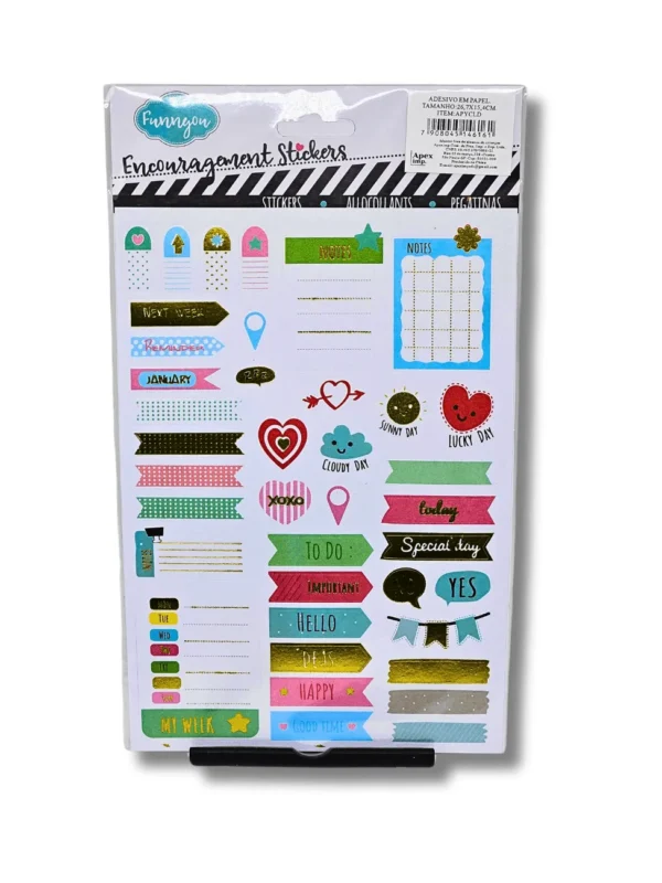 Stickers Notas da Coragem