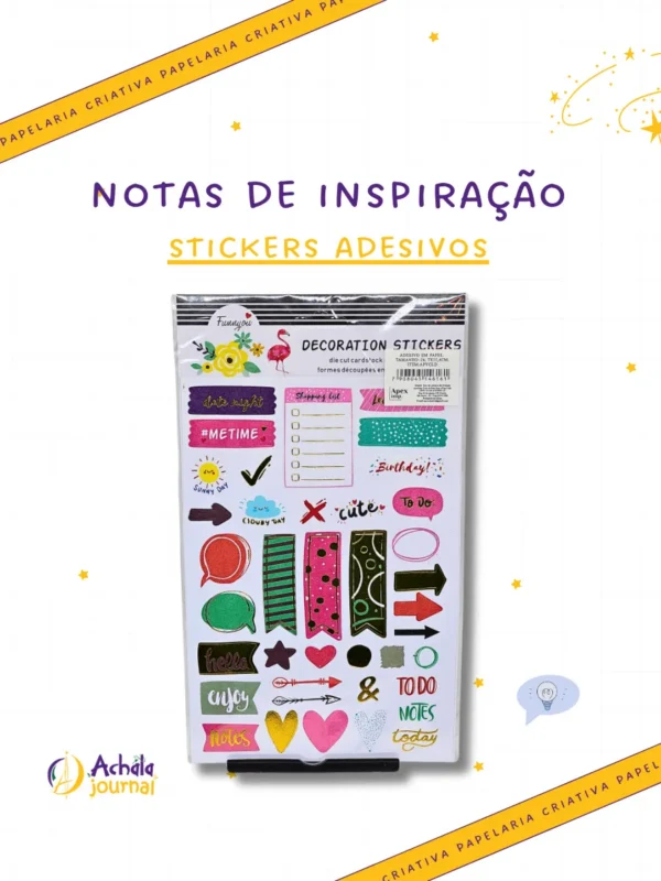 Stickers Notas de Inspiração