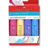 Textliner Faber Castell 4 cores - Marcadores de Texto