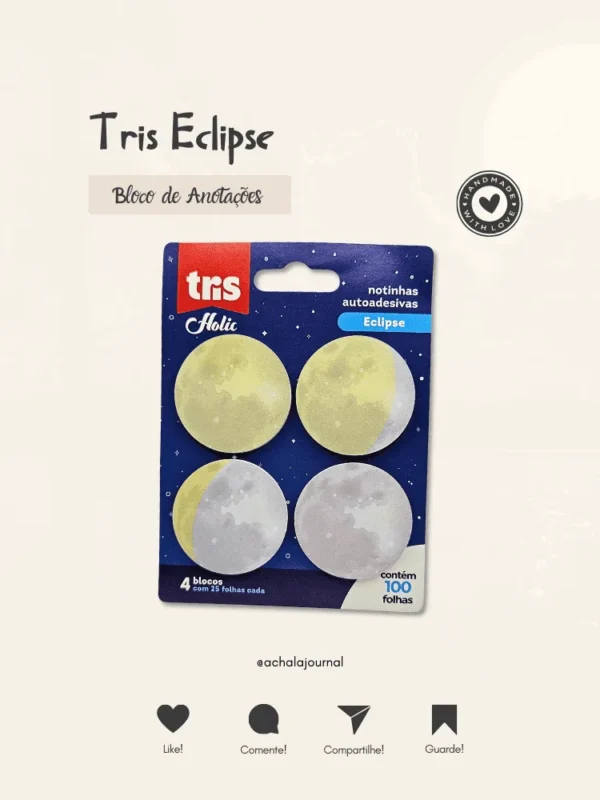 Tris Eclipse - Bloco de anotações adesivo - Post it