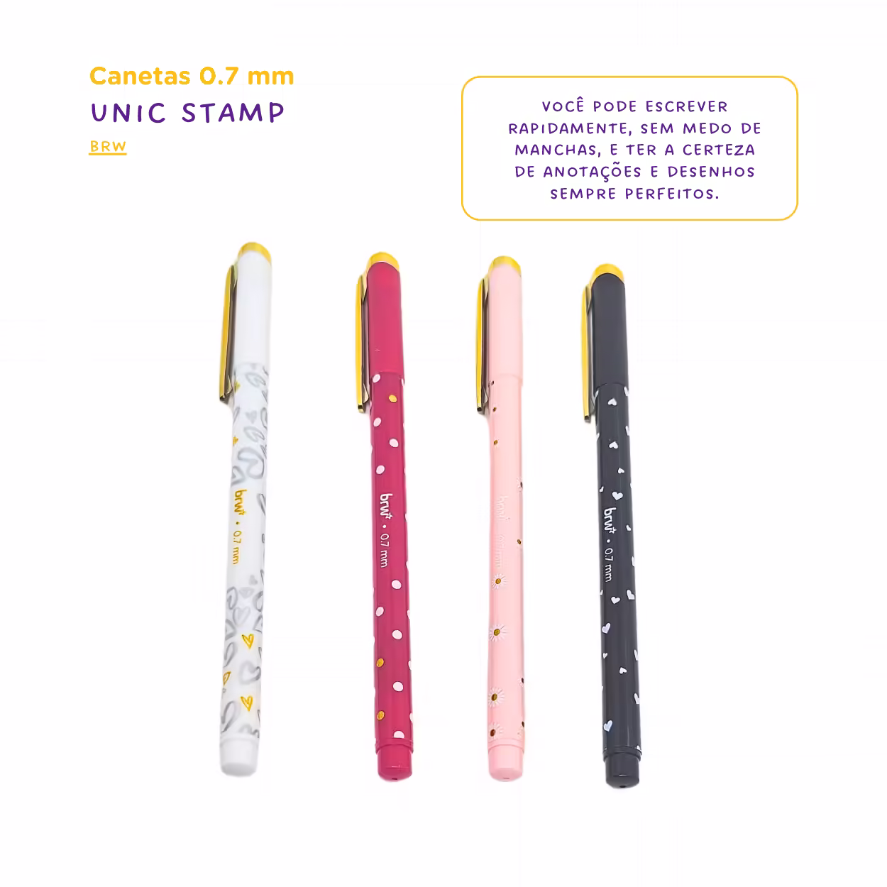 Caneta Unic Stamp Estilo BRW