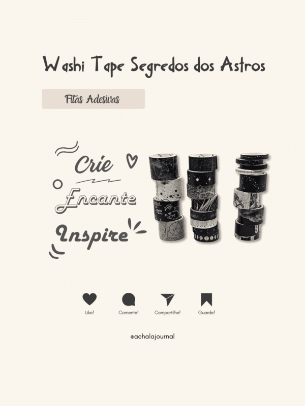 Washi Tape Segredos dos Astros