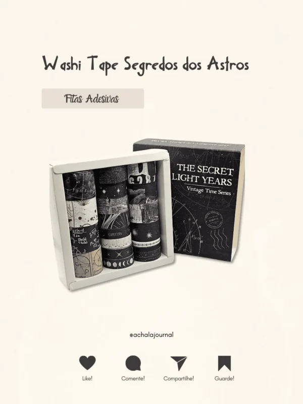 Washi Tape Segredos dos Astros