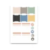 Achala Kit Adesivos para Planner - Toques de Serenidade