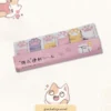 Marcador Patinha de Gatos Kawaii Retangular - 13 x 5,5