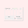 Achala Planner Semanal Ritmos da Semana - Permanente de Mesa