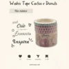 Washi Tape Cactos e Donuts - Kit de 3